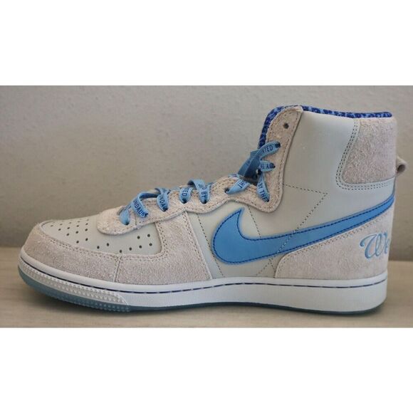 Nike FV2084‑001 Men Sz 10.5 Gray Terminator High Spelman Jaguars Bball Shoes - Picture 7 of 15